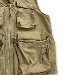 [3 colors] Multi-pocket nylon vest
