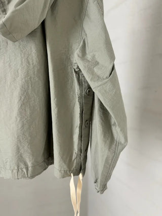 [3 colors] Pale Crop Hooded Anorak