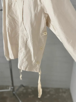 [3 colors] Pale Crop Hooded Anorak