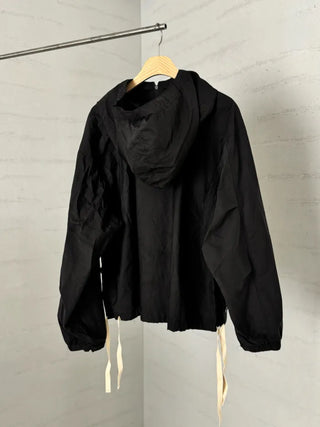 [3 colors] Pale Crop Hooded Anorak