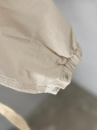 [3 colors] Pale Crop Hooded Anorak