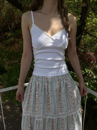 [3 colors] Cross Sleeveless Top