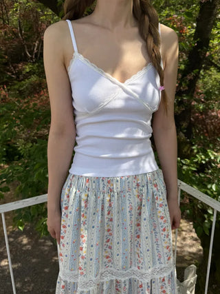 [3 colors] Cross Sleeveless Top