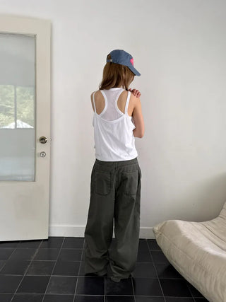 [3 colors] Unusual sleeveless jacket