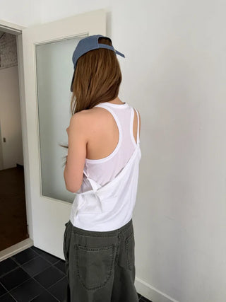 [3 colors] Unusual sleeveless jacket