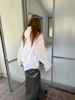 [2 colors] Button flap wide pants