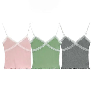 Cross Lace Sleeveless Top
