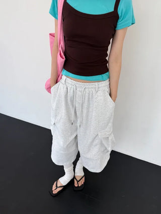 [10 colors] Lip Sleeveless Top