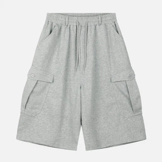 [3 colors] Belted Bermuda Training Pants