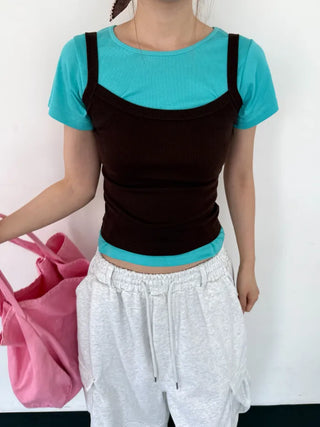 [3 colors] Belted Bermuda Training Pants