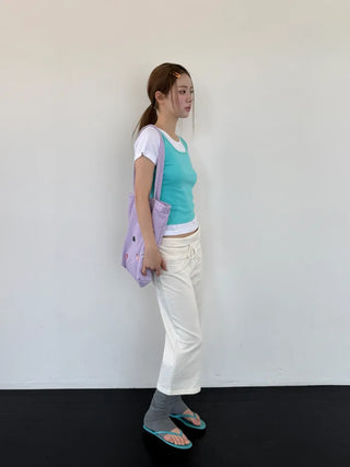 [9 colors] Round Sleeveless Top