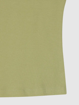 [9 colors] Round Sleeveless Top
