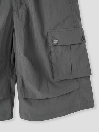 [2 colors] Half Cargo Bermuda Pants