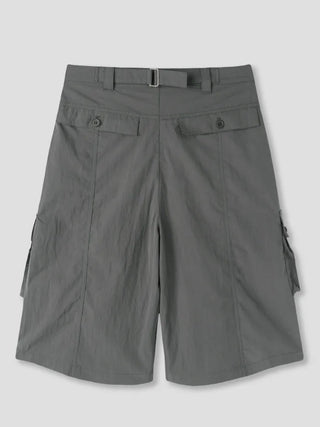 [2 colors] Half Cargo Bermuda Pants