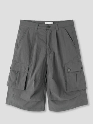 [2 colors] Half Cargo Bermuda Pants