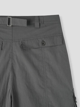 [2 colors] Half Cargo Bermuda Pants