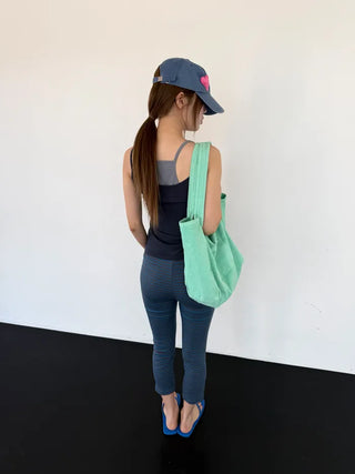 [3 colors] Double sleeveless jacket
