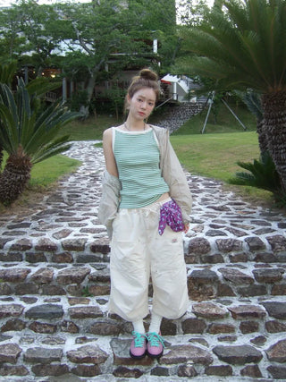 [3 colors] Tomica Painter Bermuda Pants