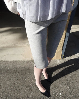 Slit Capri Pants