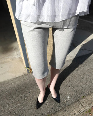 Slit Capri Pants