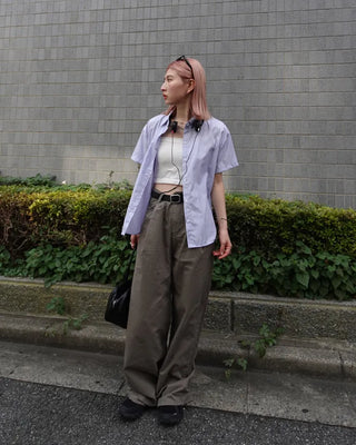 Tucked Summer Wide Chino Pants