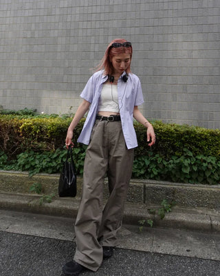 Tucked Summer Wide Chino Pants