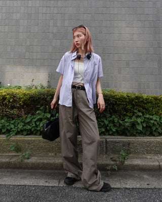 Tucked Summer Wide Chino Pants