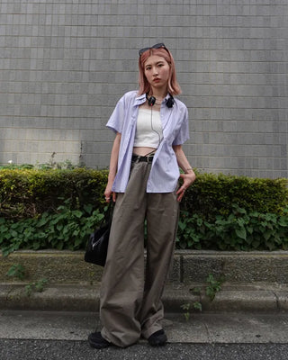 Tucked Summer Wide Chino Pants