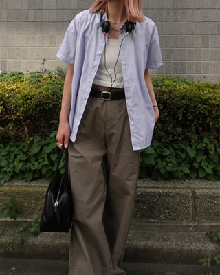 Tucked Summer Wide Chino Pants