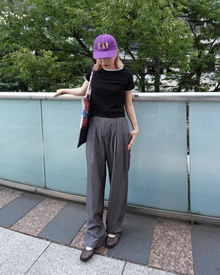 Cropped Ringer Half T-shirt