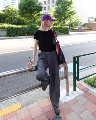 Cropped Ringer Half T-shirt