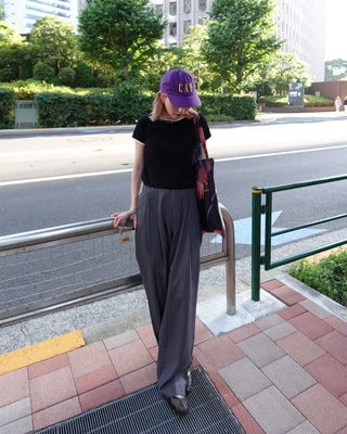 Cropped Ringer Half T-shirt