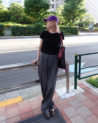 Cropped Ringer Half T-shirt