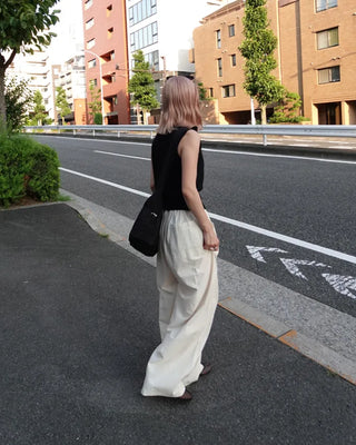 (Unisex) Wide Fit Pintuck Pants