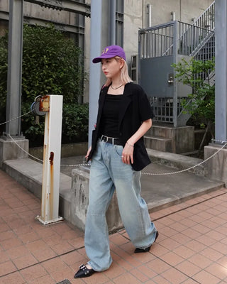 Linen Oversized Half Jacket