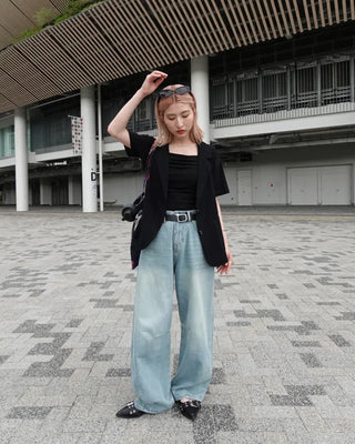 Linen Oversized Half Jacket