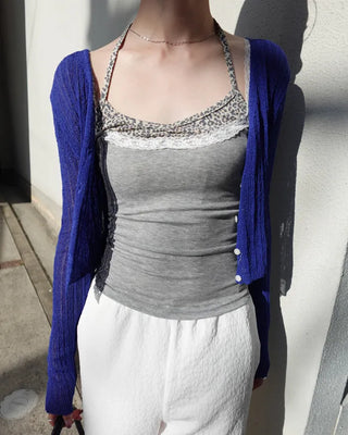 Leopard print camisole