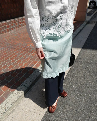 Ribbon flat shoes