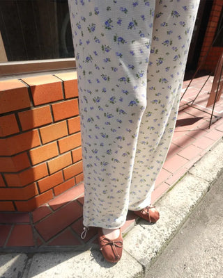 Ribbon flat shoes