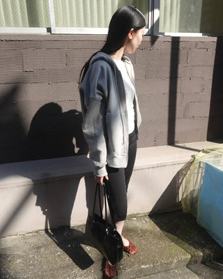 Flower Patch Hooded Zip-Up Hoodie