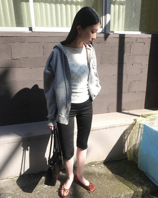Flower Patch Hooded Zip-Up Hoodie