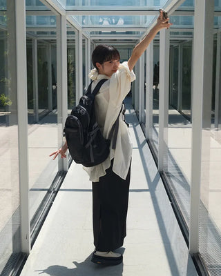 Sheer oversized shirt