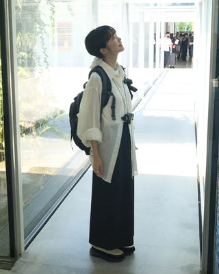 Sheer oversized shirt