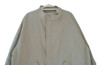 Oversized long military jacket
