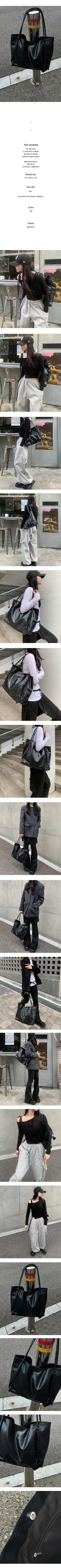 Heart Charm Big Tote Bag/Shoulder Bag