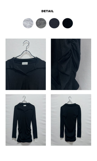 Mini shirring dress