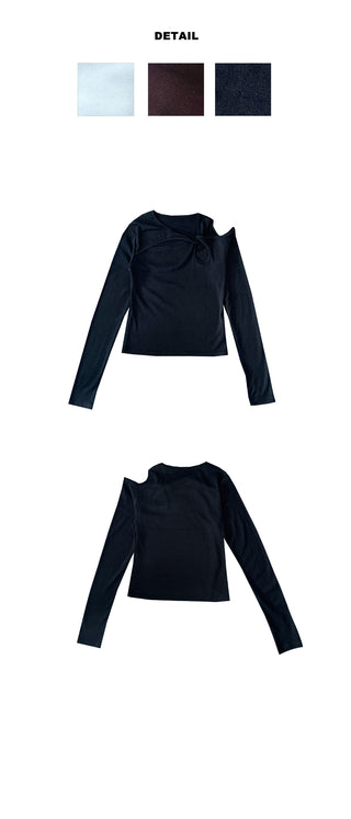 Twisted Slit T-shirt