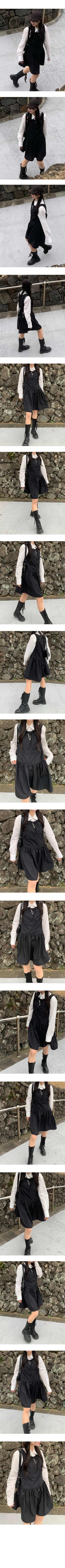 Layered Shirring Dress
