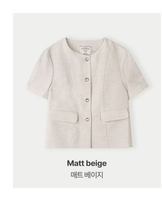 Summer Half Tweed Jacket - 2 colors