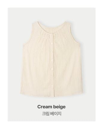Sleeveless blouse - 2 colors